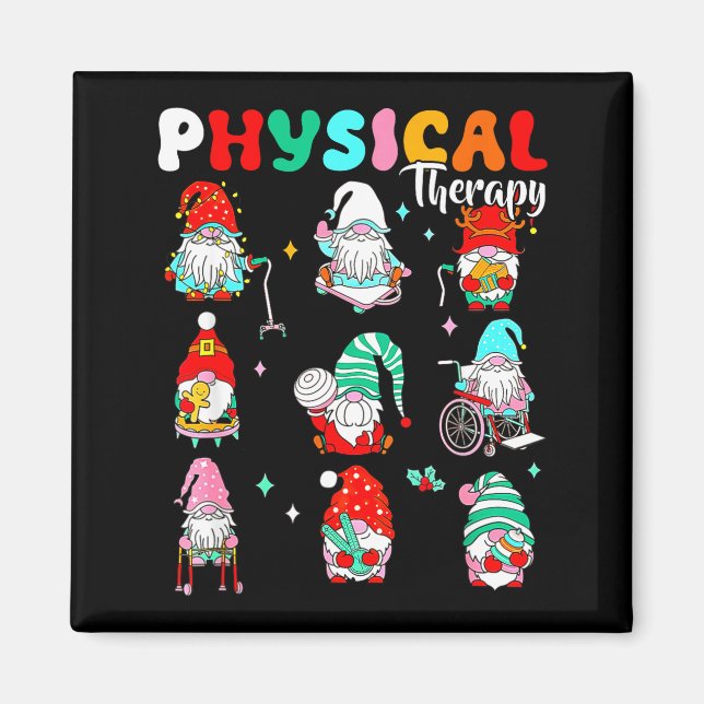 Imã Funny Gnome Physical Therapy Pt Physical Therast C (Frente)