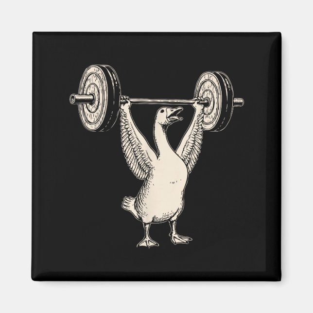 Imã Funny Goose Muscle Mommy Gym Pump Cover Weights Fi (Frente)
