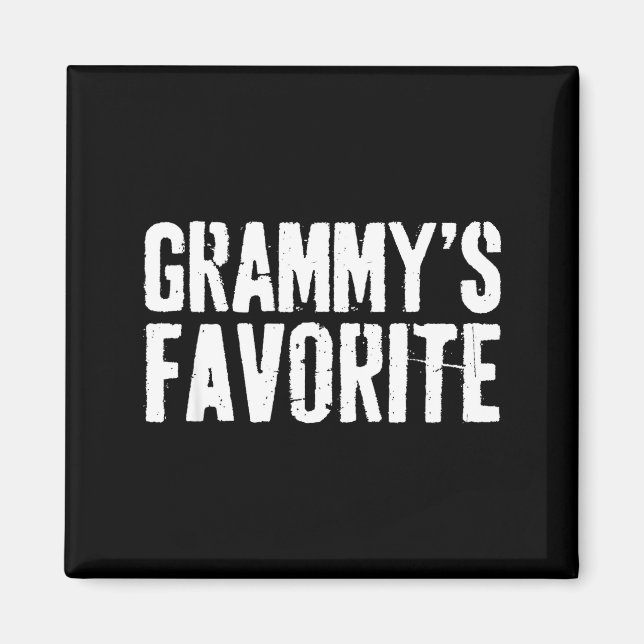 Imã Funny Grammy’s Favorite Funny Grandparent Granhild (Frente)