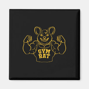 Imã Funny Gym Rat Bodybuilding Para Pilotos De Gym
