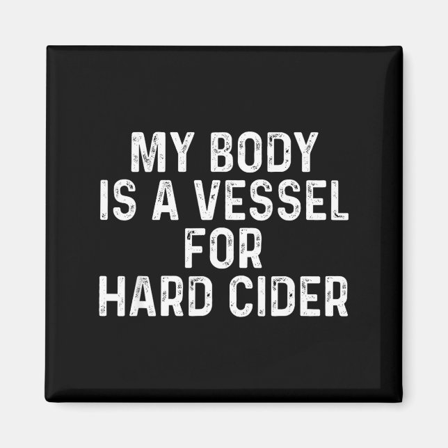 Imã Funny Hard Cider  (Frente)