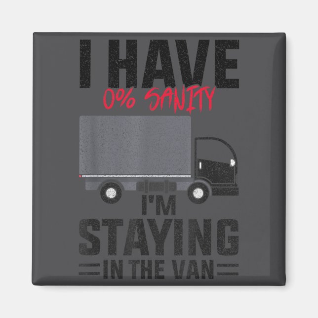 Imã Funny I’m Staying In The Van Phasmophobia Gamer Me (Frente)