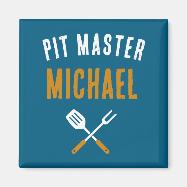 Imã Funny Id Smoke That Name Bbq Grilling Dad  (Frente)