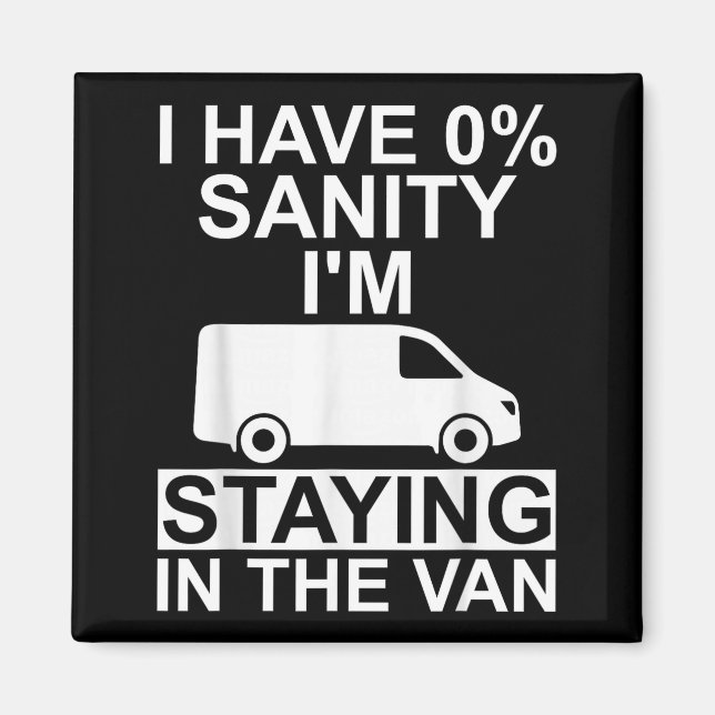 Imã Funny I'm Staying In Tha Van Phasmophobia Drivers  (Frente)