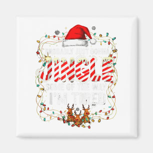 Imã Funny Jingle Luz de Natal Cansada do Renascer Féri