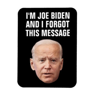 ÍMÃ FUNNY JOE BIDEN GRANDES MAGNETS DE FOTOGRAFIA