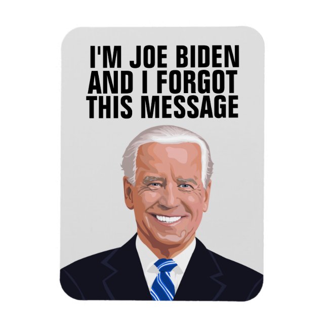 ÍMÃ FUNNY JOE BIDEN GRANDES MAGNETS DE FOTOGRAFIA (Vertical)