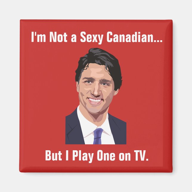 Imã Funny Justin Trudeau (Frente)