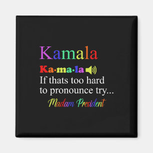 Imã Funny Kamala Harris 2024 Senhora Presidente Harris