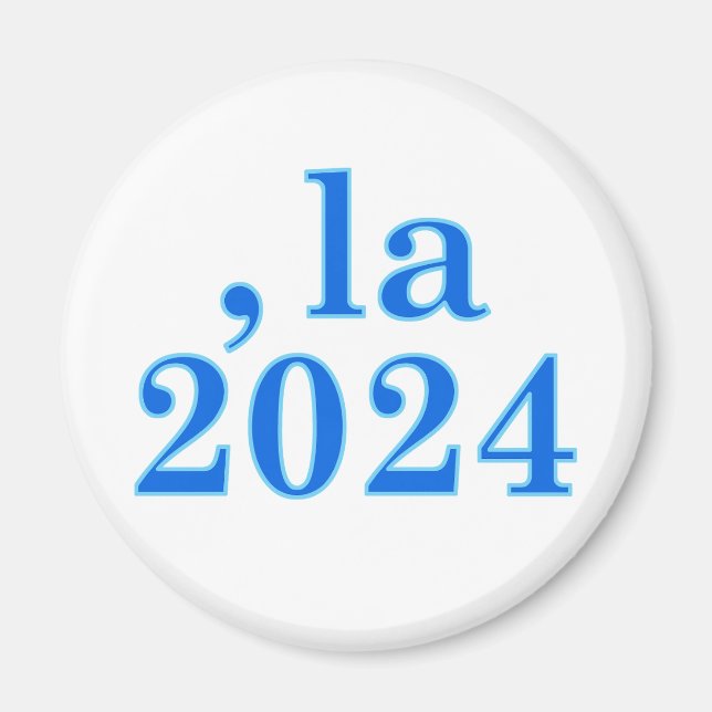 Imã Funny Kamala Harris Comma La 2024 (Frente)