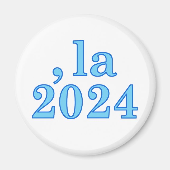 Imã Funny Kamala Harris Comma La 2024 (Frente)