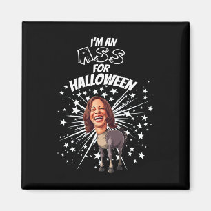 Imã Funny Kamala Harris Donkey Halloween Presidente Co