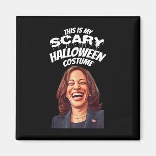 Imã Funny Kamala Harris Scary Halloween Presidente