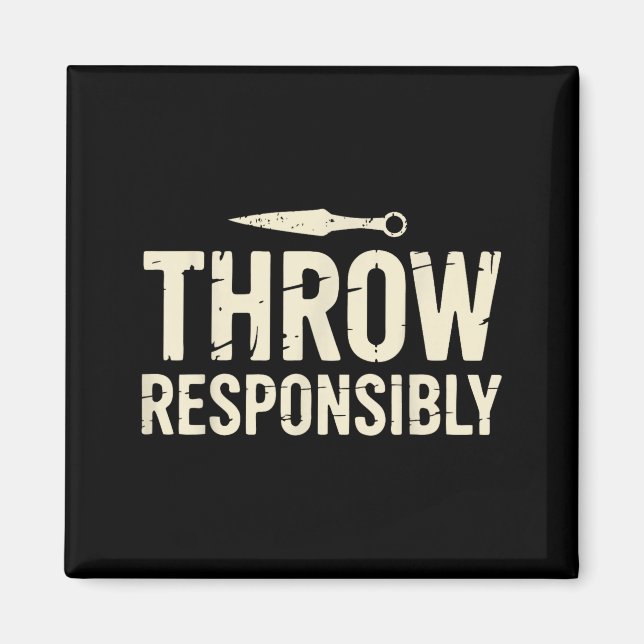 Imã Funny Knife Throwing  (Frente)