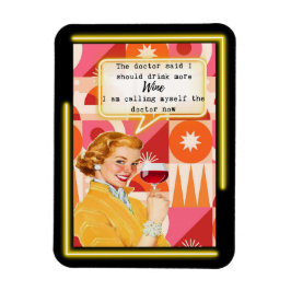 Ímã Funny Magnet Best Friend Gift "Doctor"