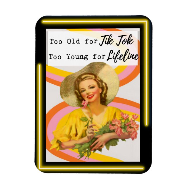 Ímã Funny Magnet Best Friend Gift "Tik Tok" (Vertical)