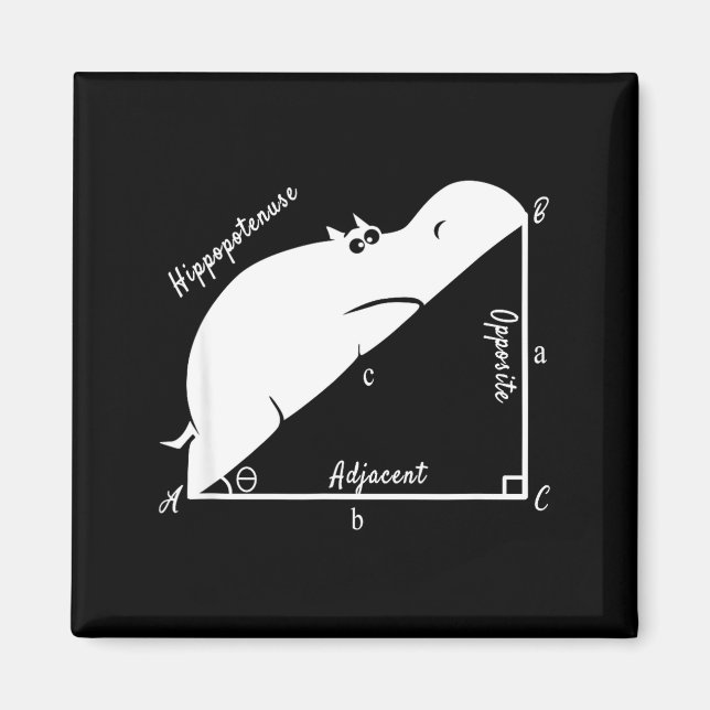 Imã Funny Math Teacher,funny Hiptenuse,geometry Teache (Frente)