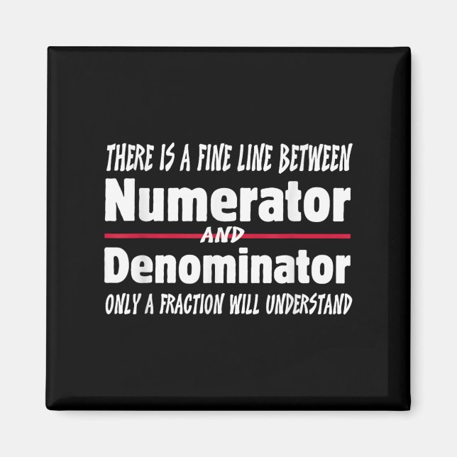 Imã Funny Math Teacher Joke Men Women Fun Student Quot (Frente)