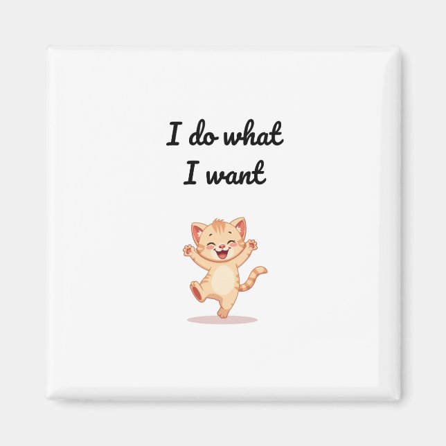 Imã Funny Meme Illustration Magnet (Frente)