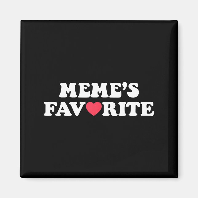 Imã Funny Meme's Favorite Son Daughter I'm Meme's Favo (Frente)