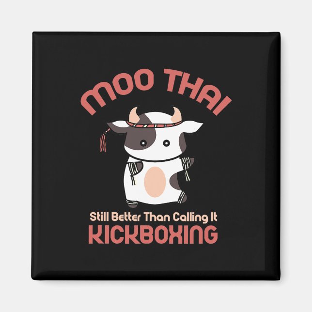 Imã Funny Muay Thai Moo Thai Kickboxing  (Frente)