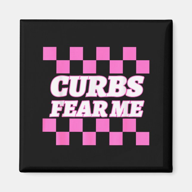 Imã Funny New Driver Curbs Fear Me Bad Drivers  (Frente)