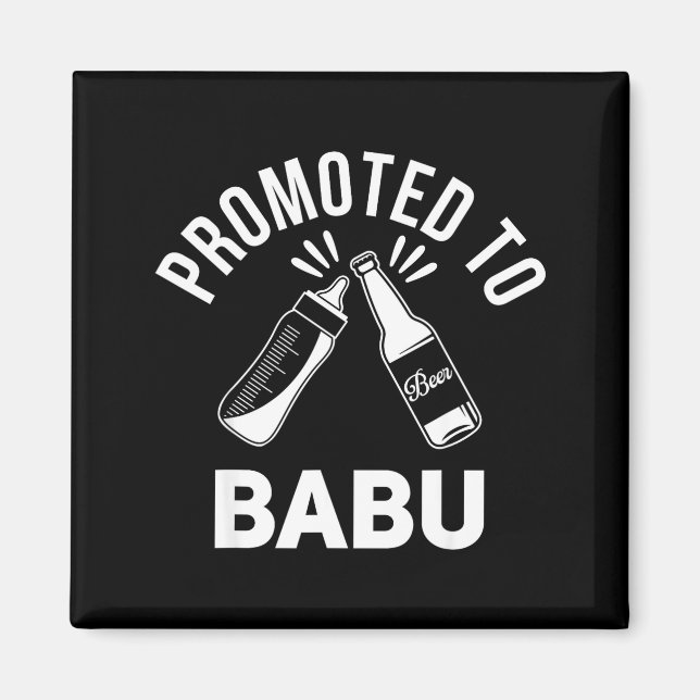 Imã Funny New Grandpa Pregnancy Announcement Promoted  (Frente)