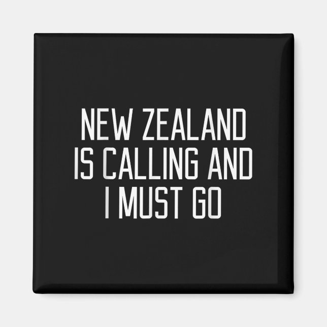 Imã Funny New Zealand Quote  (Frente)