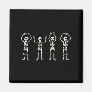 Imã Funny O-h-i State Skeleton Ohio Vintage Hallowee