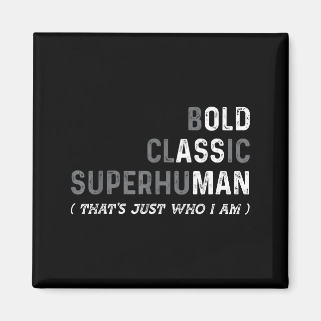 Imã Funny Old Man Saying Gag Dad Father's Day Birthday (Frente)