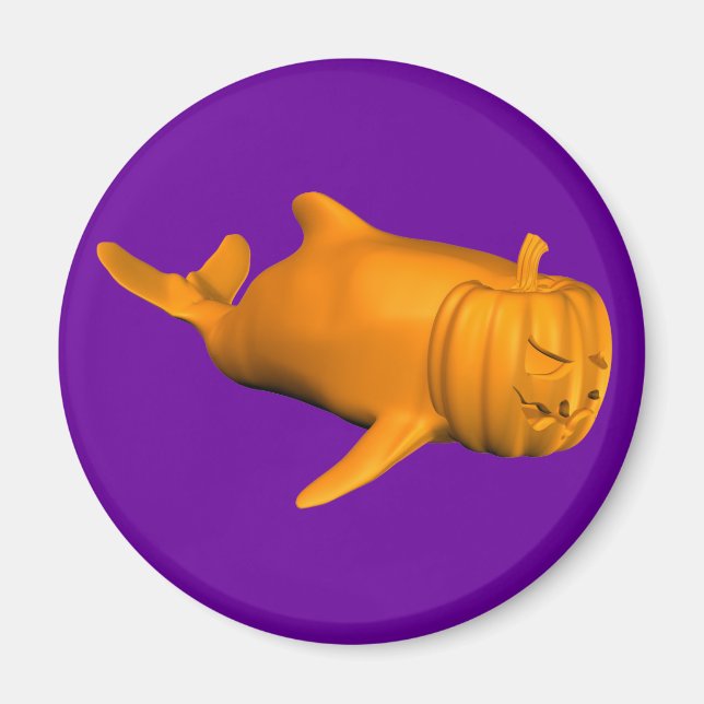 Imã Funny Orcinus orca (Frente)