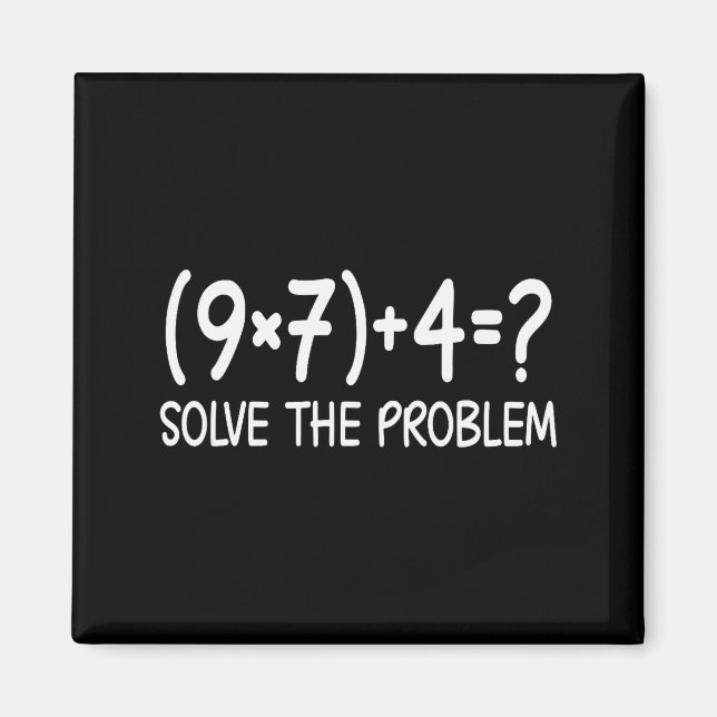 Imã Funny Pemdas Elementary Math Teacher Brainrot 67 M (Frente)