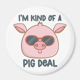 Imã Funny Pig Pun