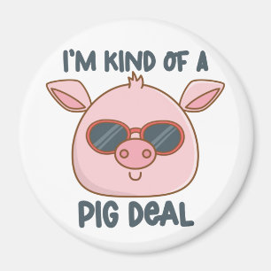 Imã Funny Pig Pun