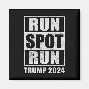 Imã Funny Pro Trump 2024 Run Spot Run Trump Kamala Deb