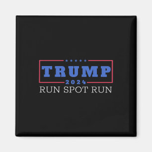 Imã Funny Pro Trump 2024 Run Spot Run Trump Kamala Deb