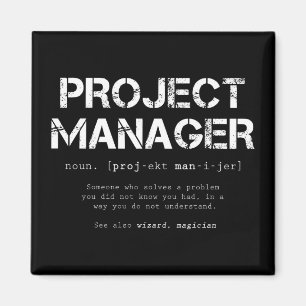 Imã Funny Project Manager Dictionary Definition