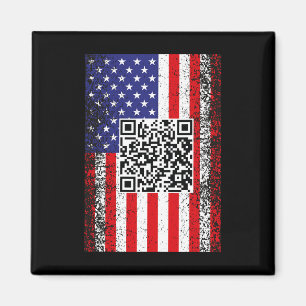 Imã Funny Qr Presidente Trump Code Dance