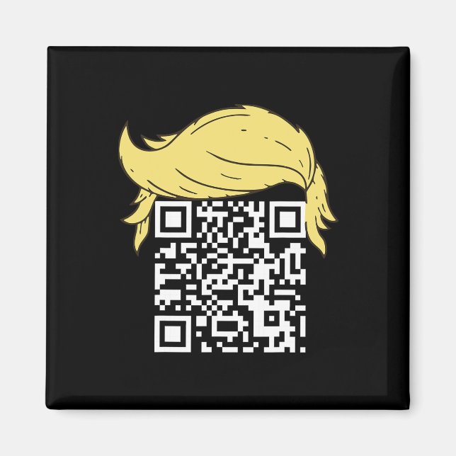 Imã Funny Qr Presidente Trump Dance Code 2 (Frente)