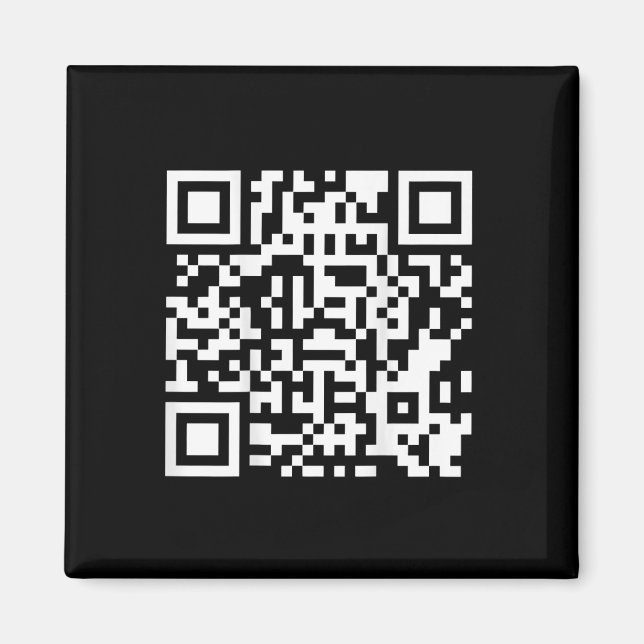 Imã Funny Qr Presidente Trump Dance Code (em Byck) 5 (Frente)