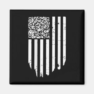 Imã Funny Qr Scan Code Presidente Trump 4547 Trump Dan