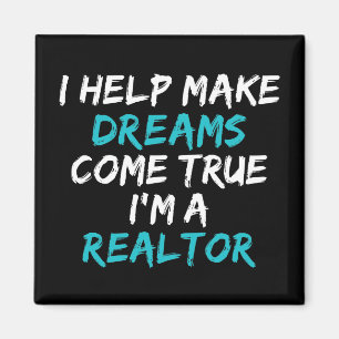 Imã Funny Real Estate Agent Broker Realtor Cute House