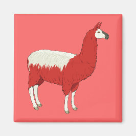 Imã Funny Red Llama