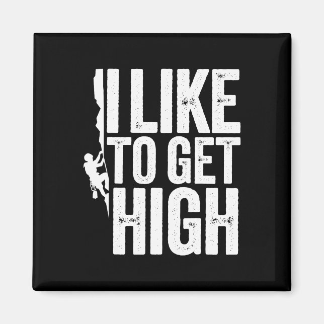 Imã Funny Rock Climbing For Men Women Mountain Indoor  (Frente)