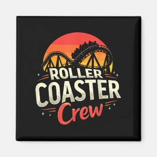 Imã Funny Roller Porta copos Crew Amusement Park Rolle