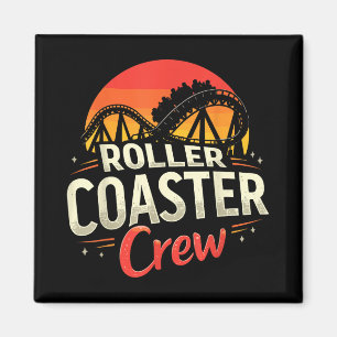 Imã Funny Roller Porta copos Crew Amusement Park Rolle
