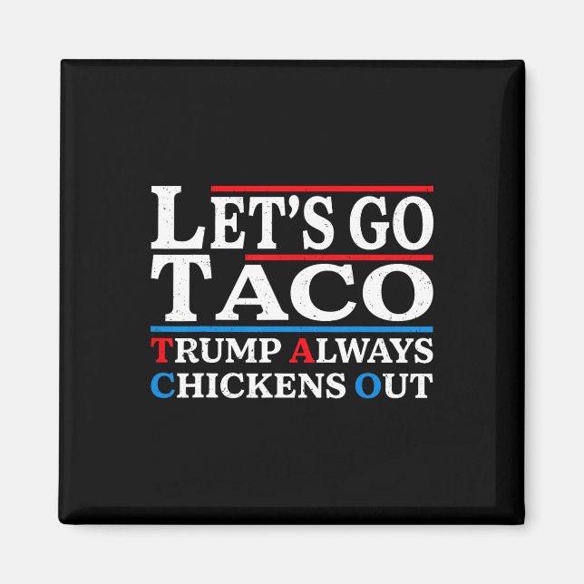 Imã Funny Taco Vintage (Frente)