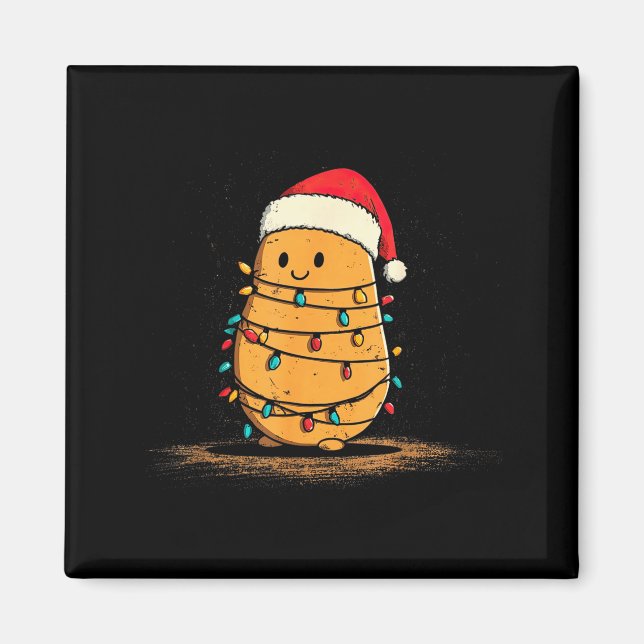 Imã Funny Tato Christmas Graphics Lights Lover  (Frente)