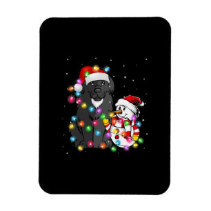 Ímã Funny Terra Nova Cachorro Natal Tee Snowman Light