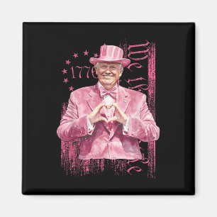 Imã Funny Trump 45 47 Presidente Cardíaco Forma Fita R